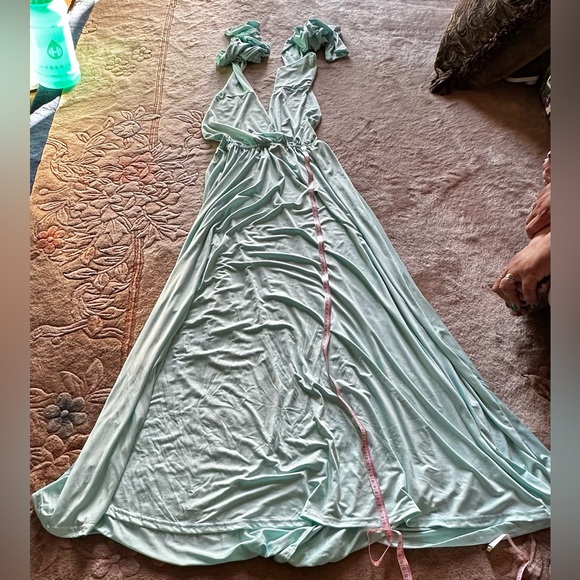 Light Blue Infinity Dress size Med - Picture 4 of 9